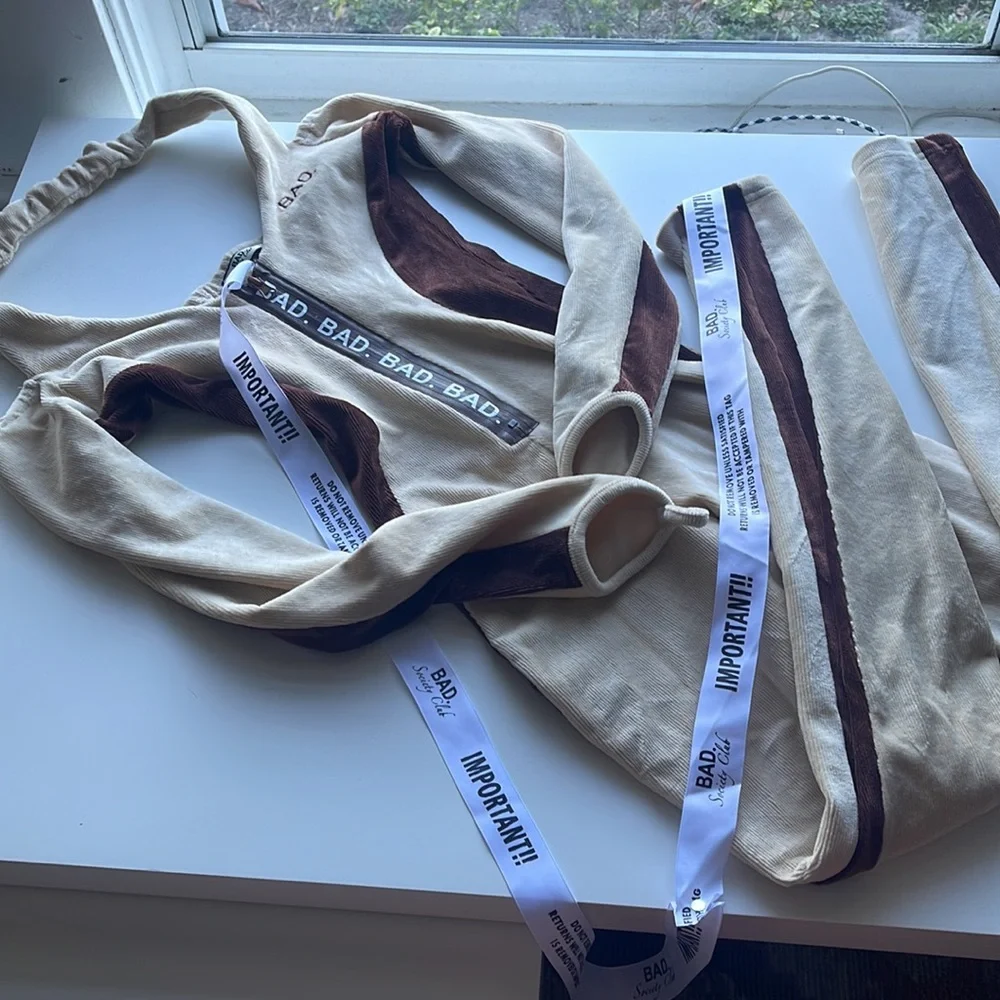 Bad Society Club Brown Corduroy Jumpsuit - Picture 4 of 13